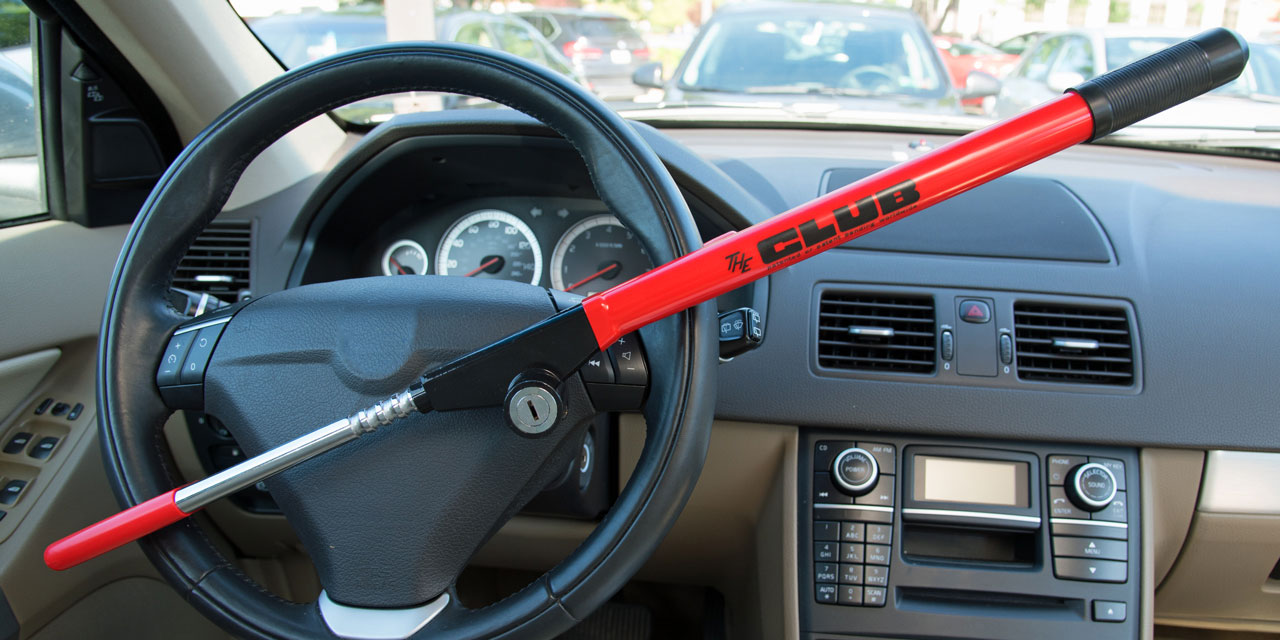 sold secure steering wheel lock